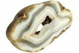 Enchanting, Polished Black River Agate - Argentina #209631-1